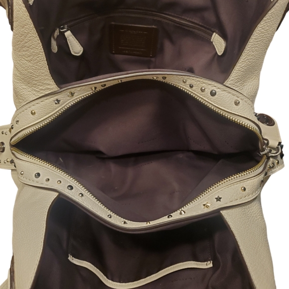 Coach Edie Shoulder Bag 31 With Star Rivets - Picture 8 of 10